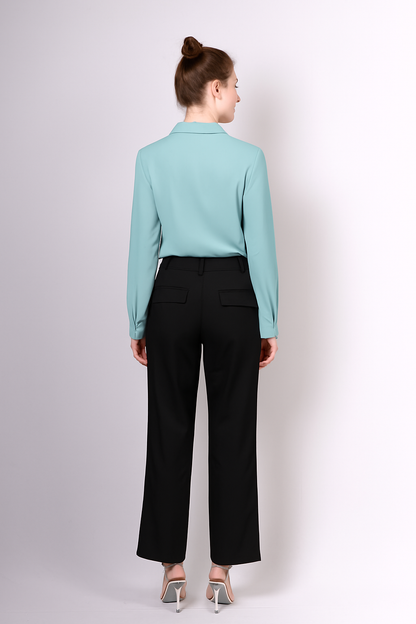 Soft Blue Formal Shirt for Women