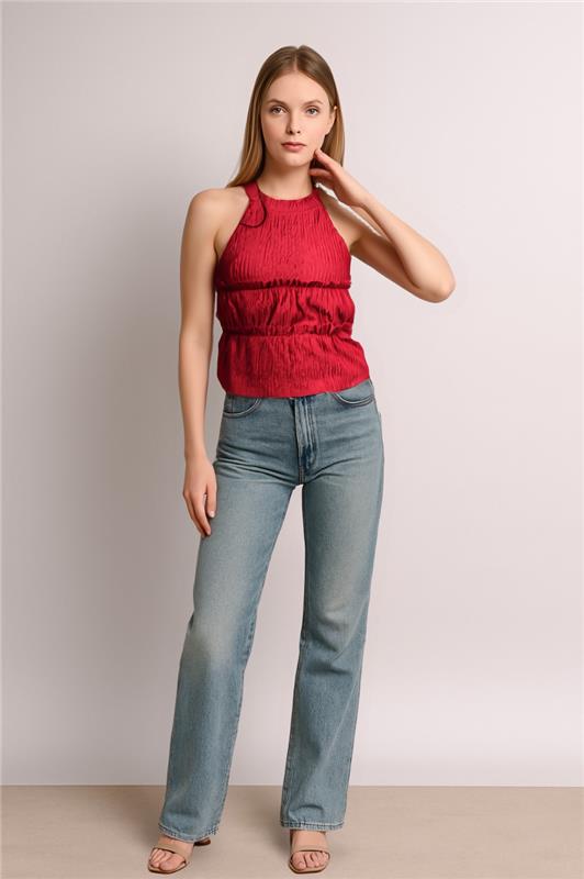 Halter Neck Sleeveless Top