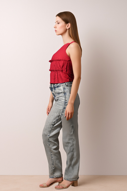 Halter Neck Sleeveless Top