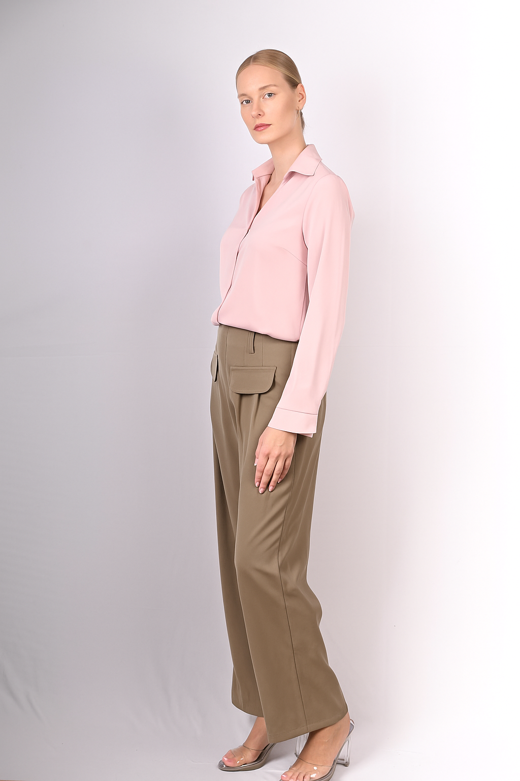 Soft Blue Formal Shirt for Women