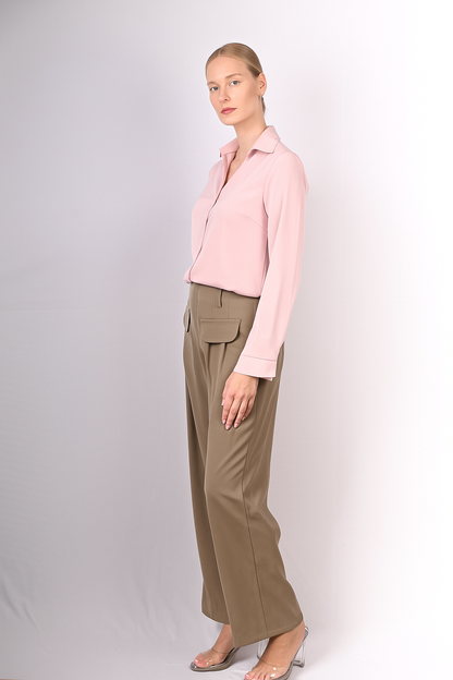 Soft Blue Formal Shirt for Women