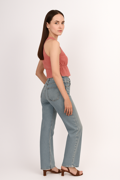 Halter Neck Sleeveless Top